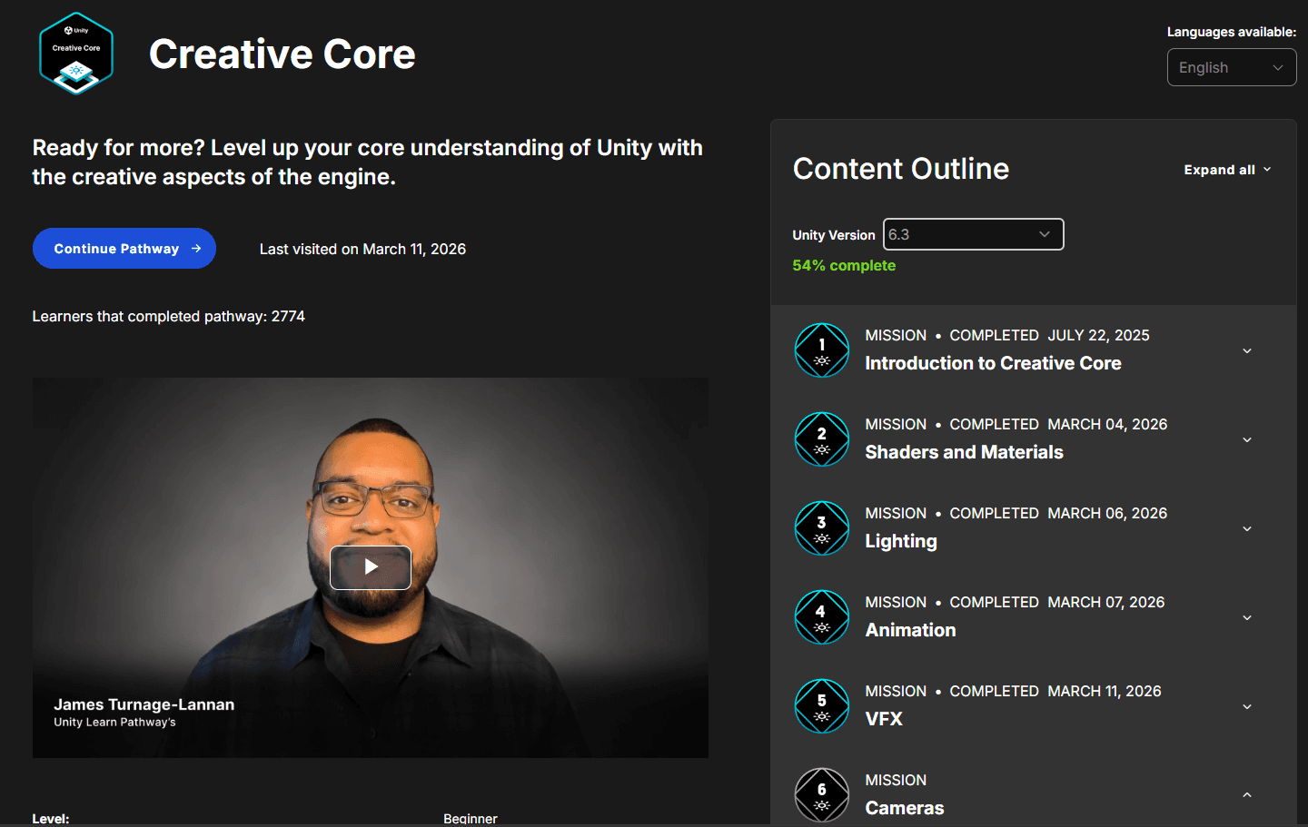 Unity Creative Core