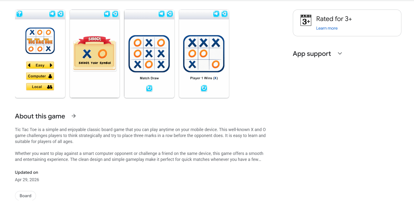 Tic Tac Toe Screenshot 2